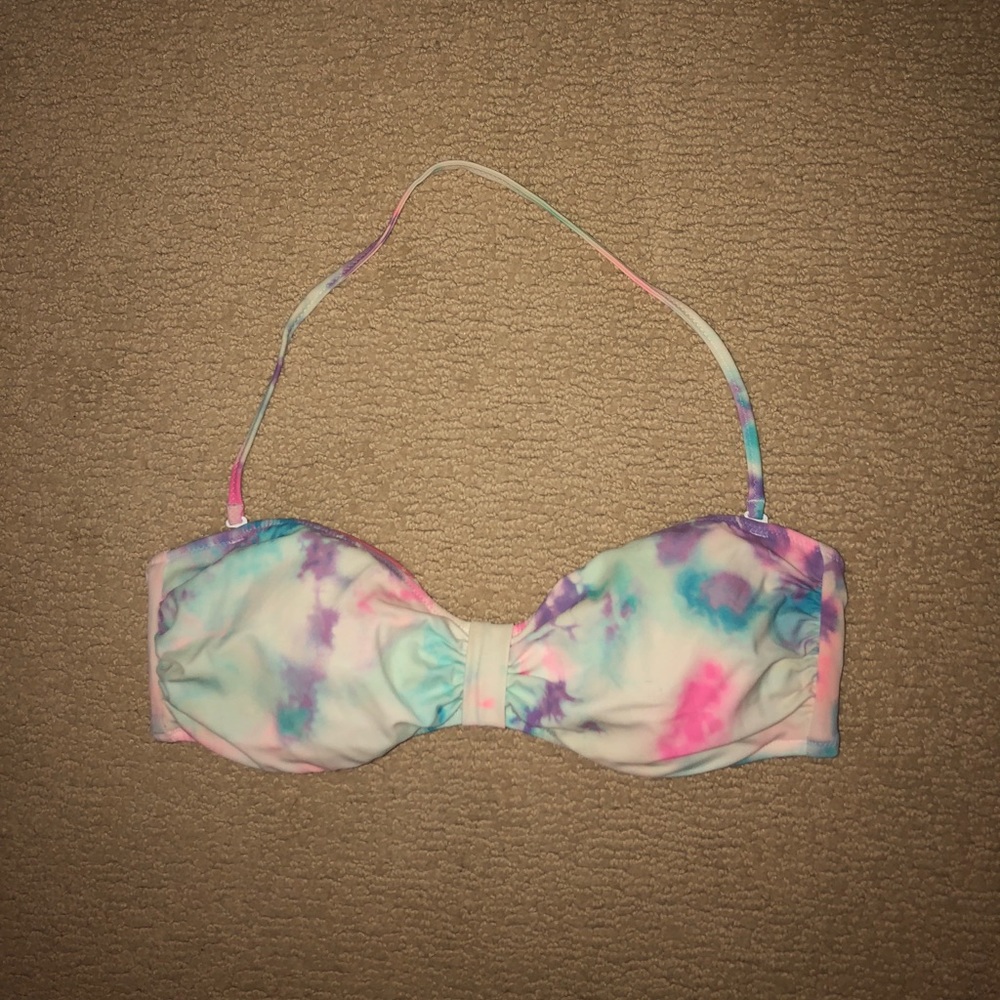 Pink bikini top